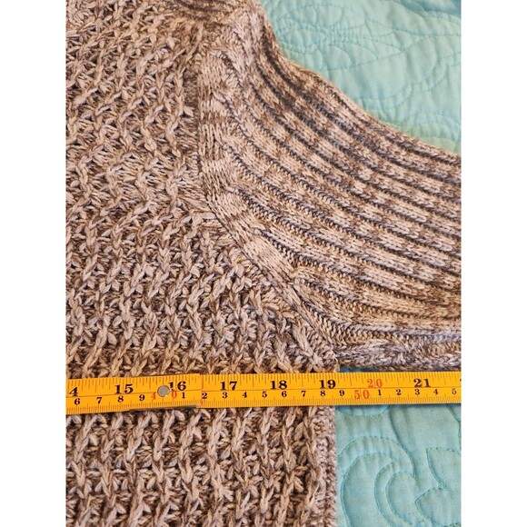 Weatherproof Vintage Mens Size Medium Brown Toggle Button Cowl Neck Sweater - Picture 7 of 8